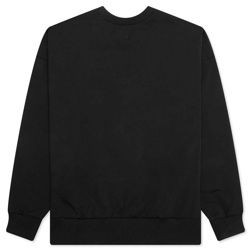 Crewneck Sweatshirt - Black - Image 2