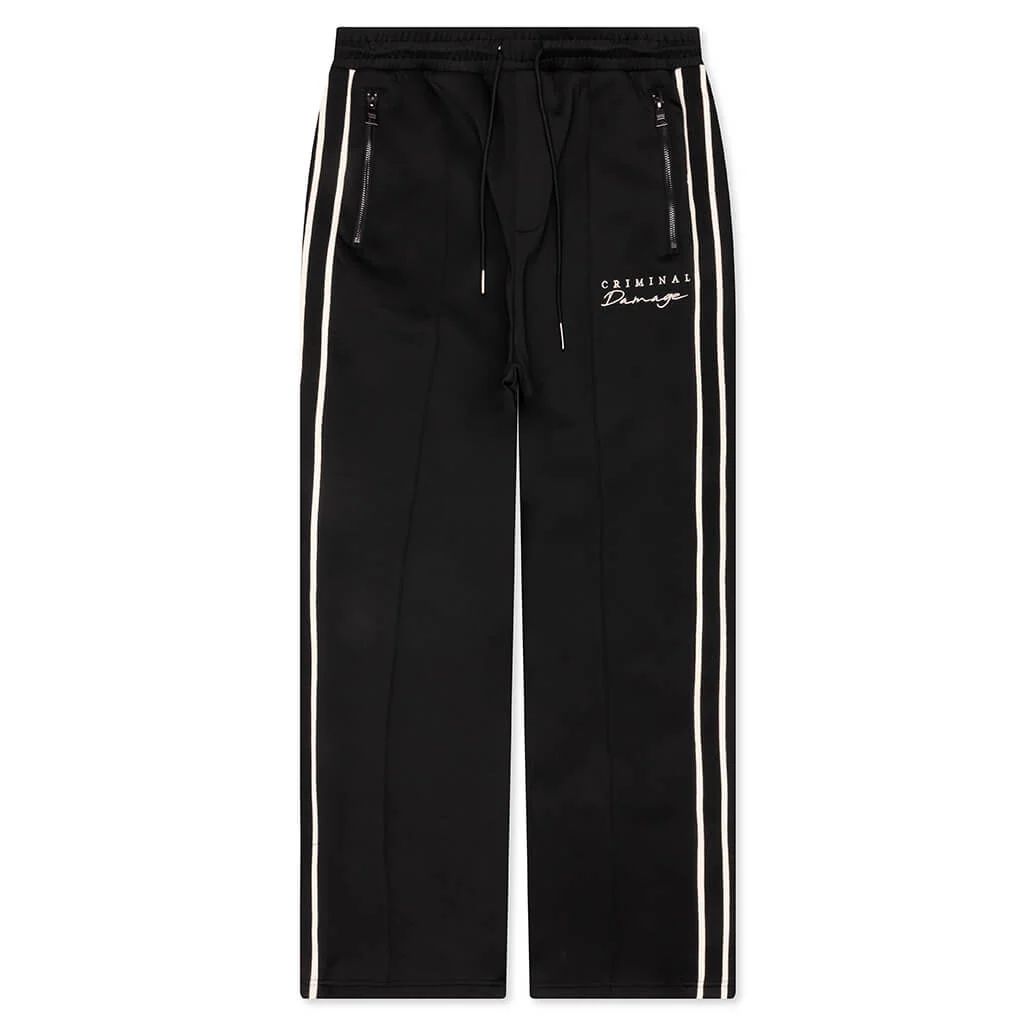 Dragon Embroidered Pant - Black