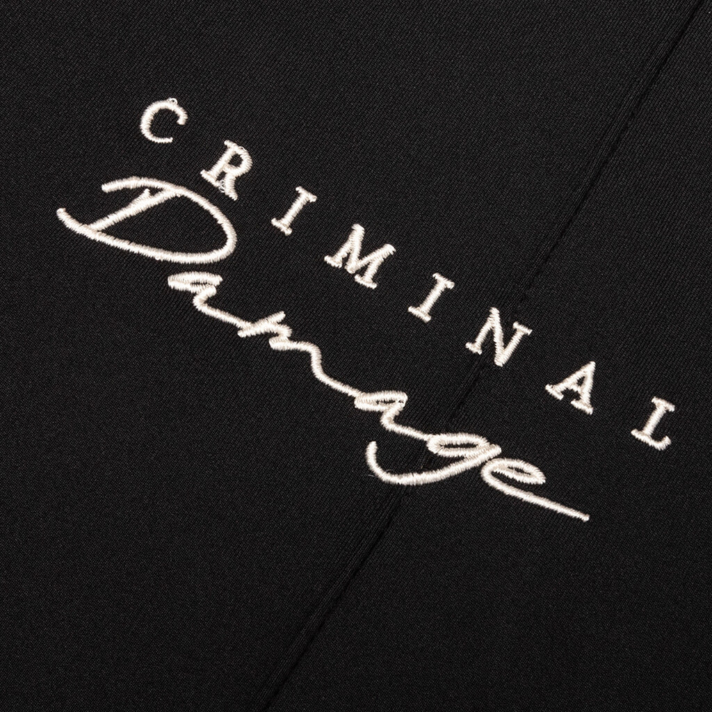 Dragon Embroidered Track Top - Black - Image 3