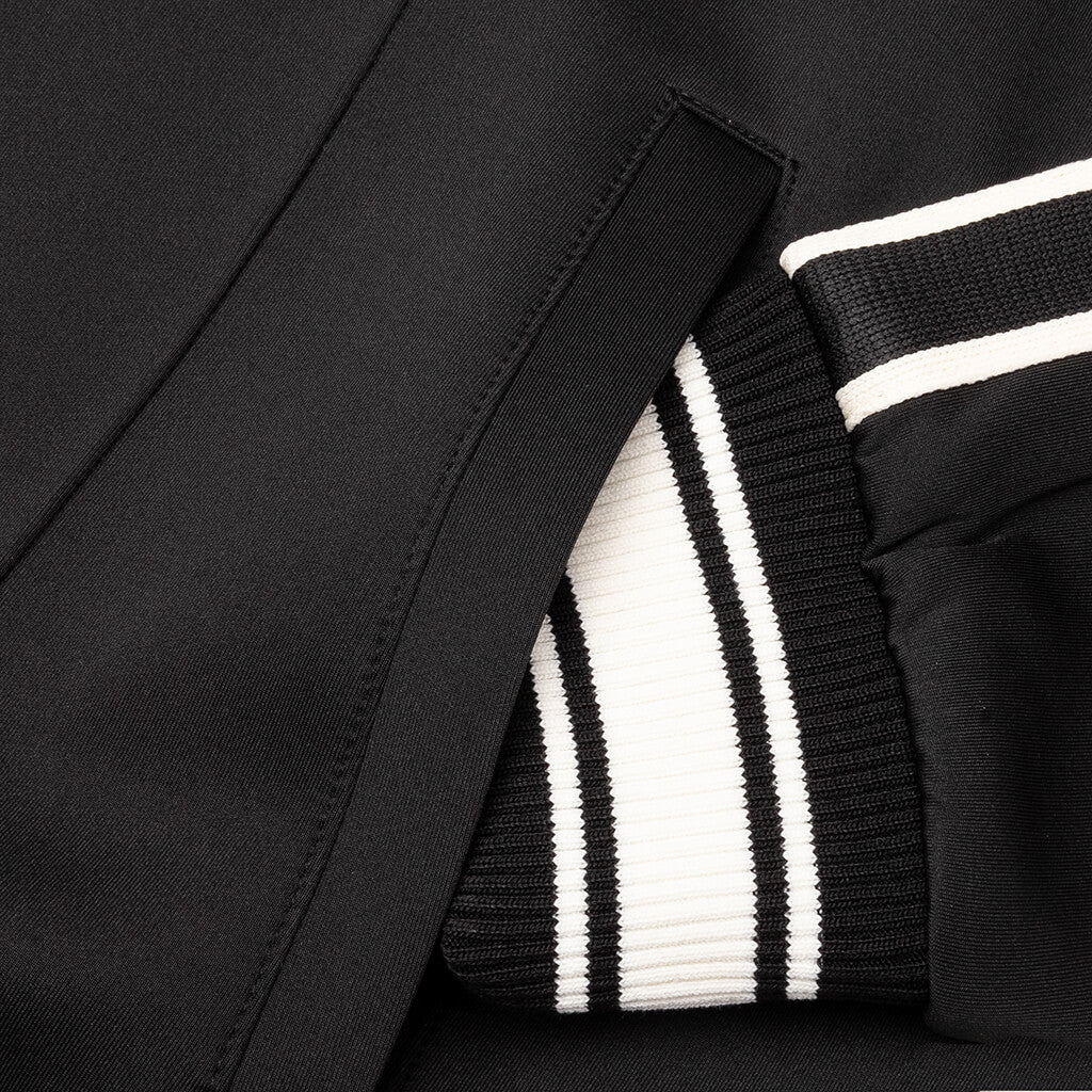 Dragon Embroidered Track Top - Black - Image 4