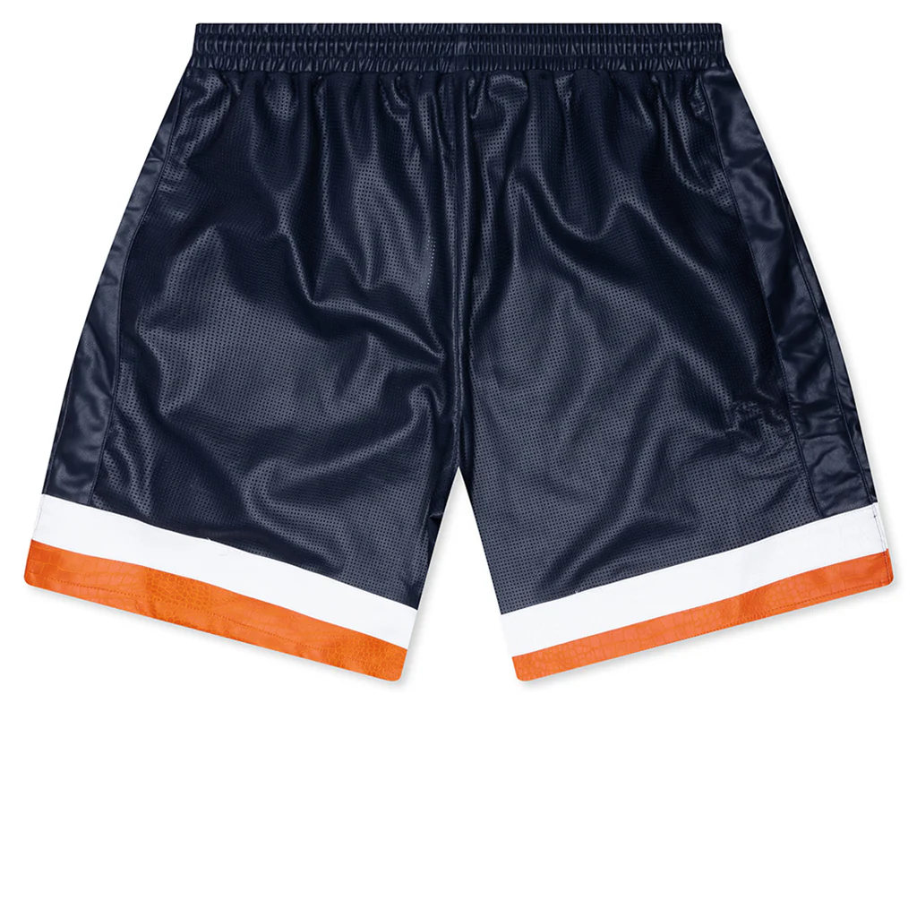 Stadium Leather Short - Navy - Image 2