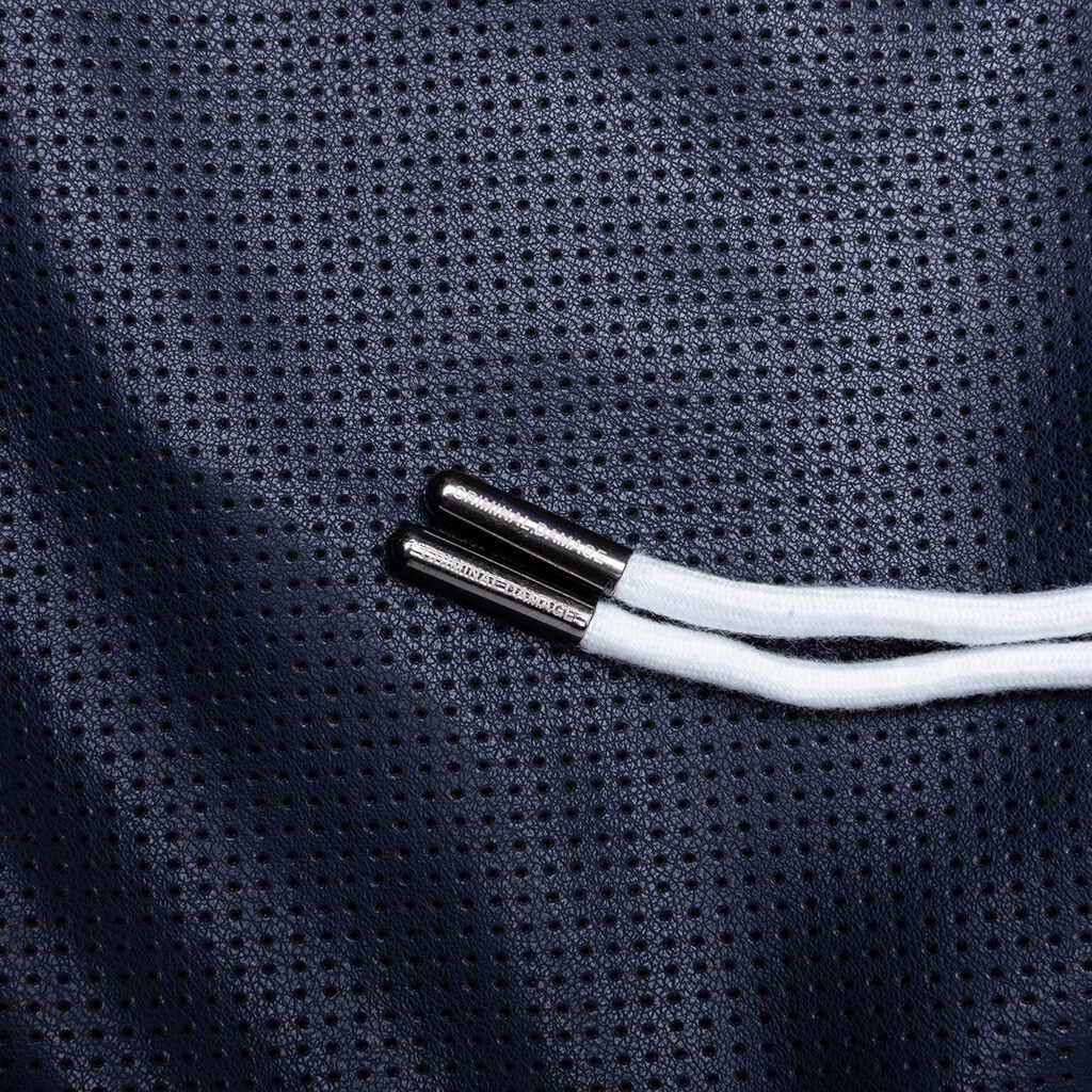 Stadium Leather Short - Navy - Image 4