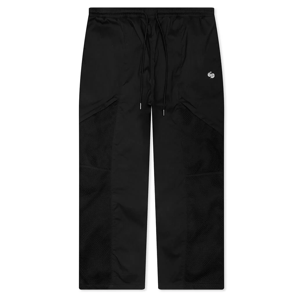 Tyson Mesh Panelled Pant - Black