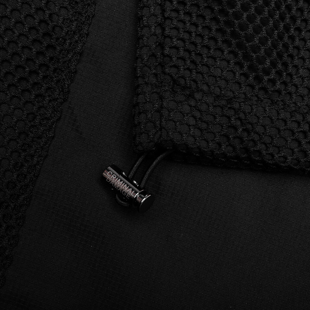 Tyson Mesh Panelled Pant - Black - Image 4