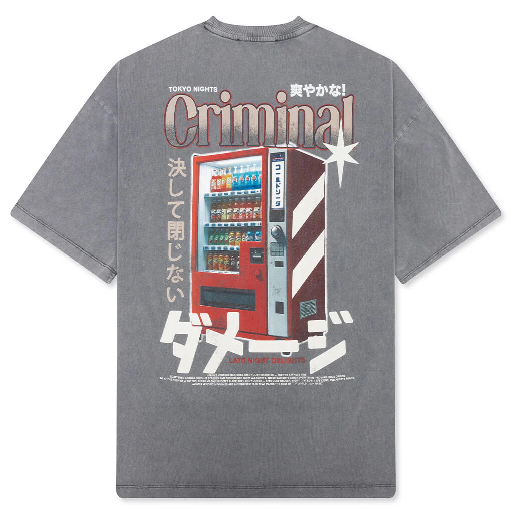 Vending Tee - Washed Grey - Image 2