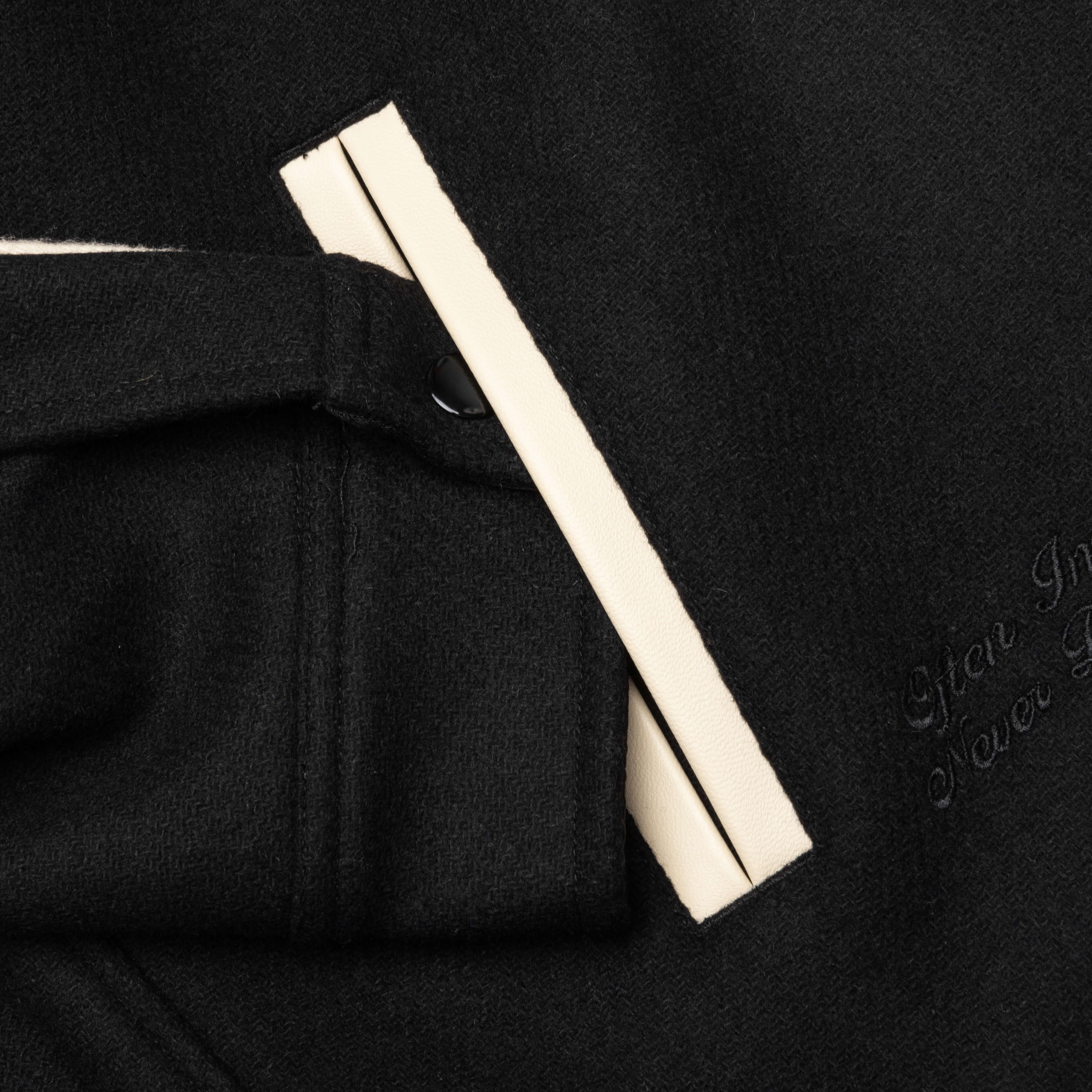 Crown Varsity Jacket - Black - Image 5