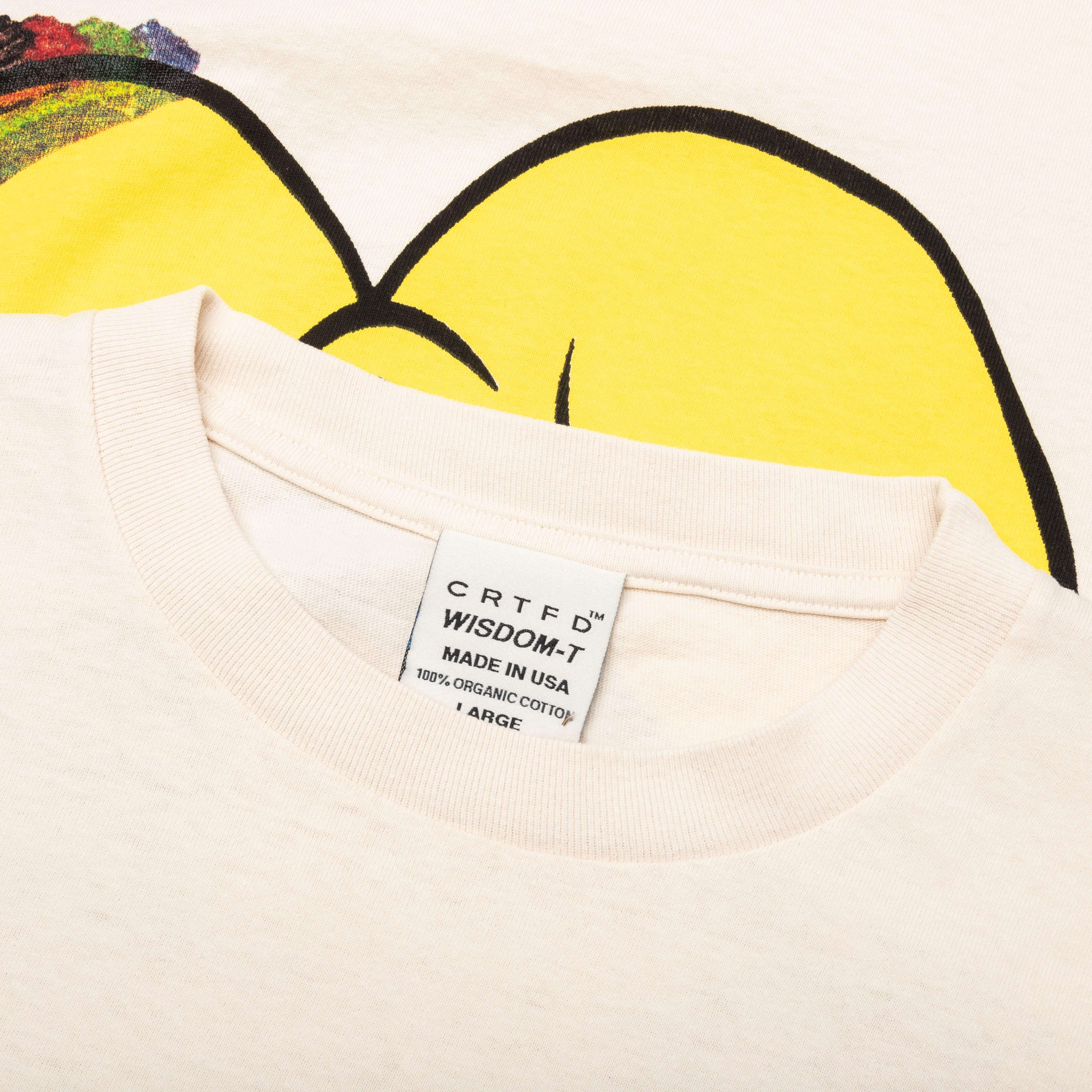 Allover Print Mash up Tee - Natural - Image 3