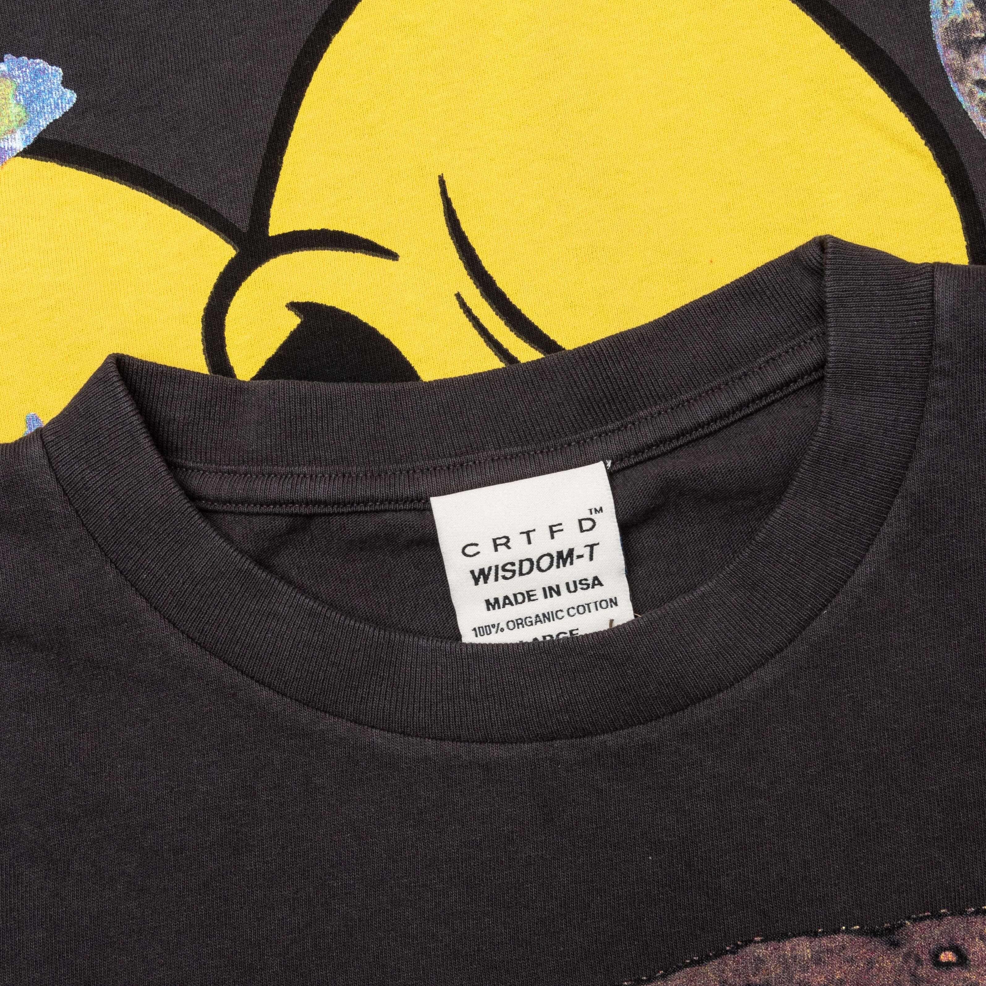 Allover Print Mash up Tee - Vintage Black - Image 3