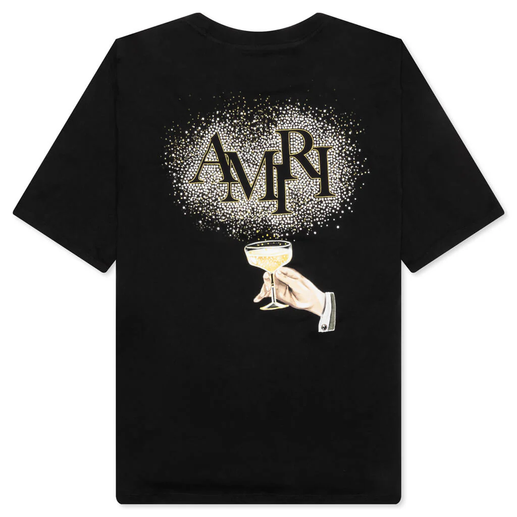 Crystal Champagne Tee - Black - Image 2