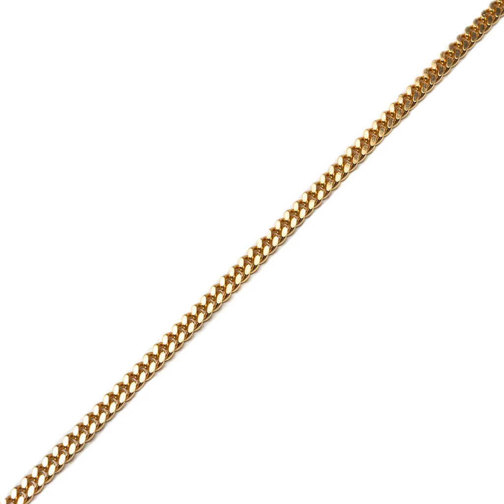 Curb Chain M Gold - 925 Sterling Silver/9K Gold - Image 2