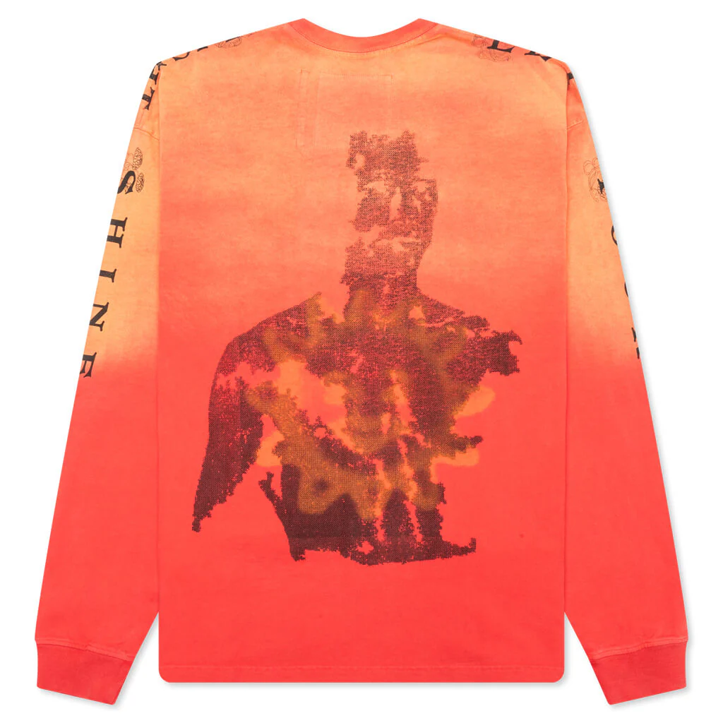 Balance L/S Tee - Bleached Orange - Image 2