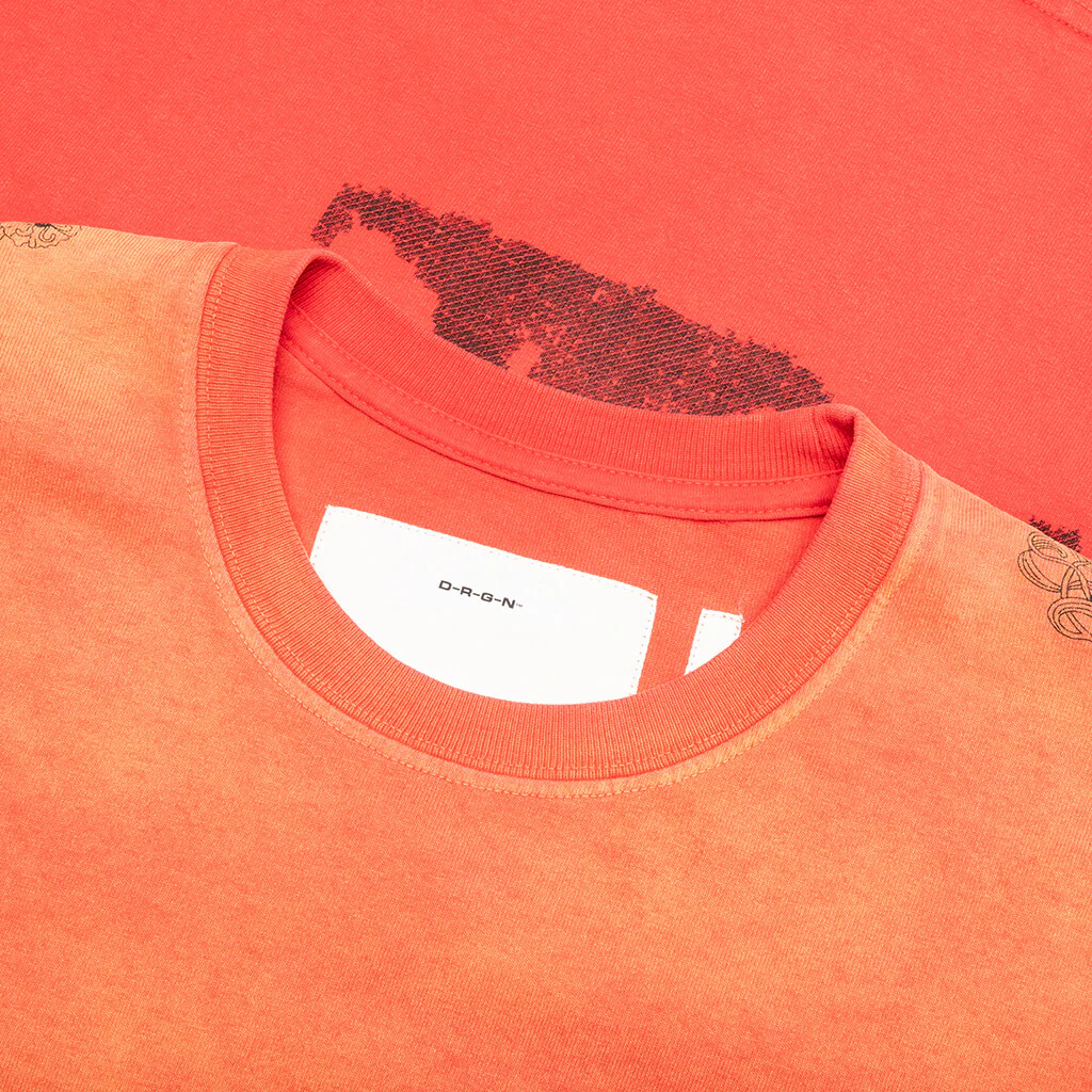 Balance L/S Tee - Bleached Orange - Image 3