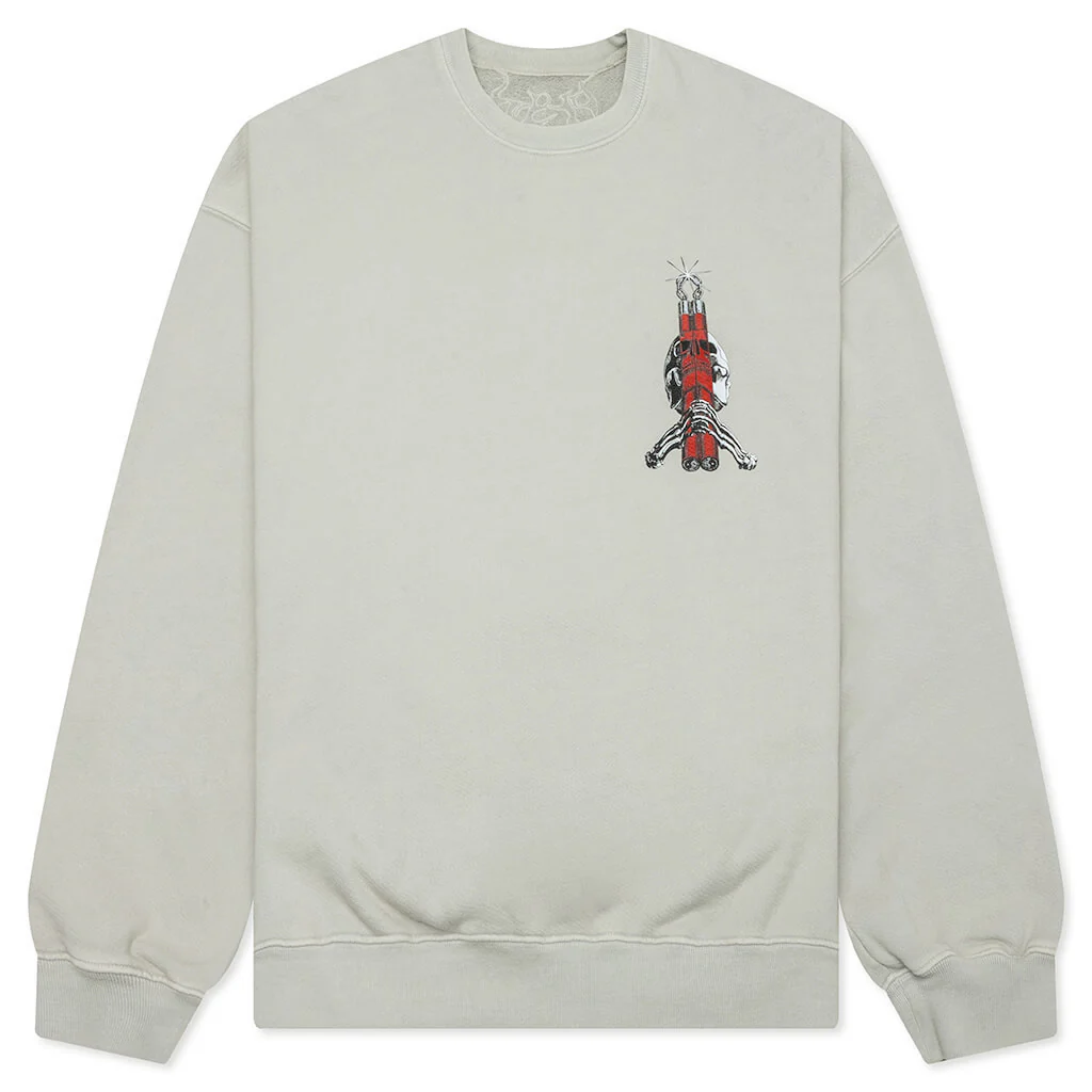 Bones II Oversized Crew - Cement Corrosion