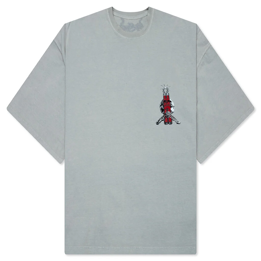 Bones II Oversized Tee - Cement