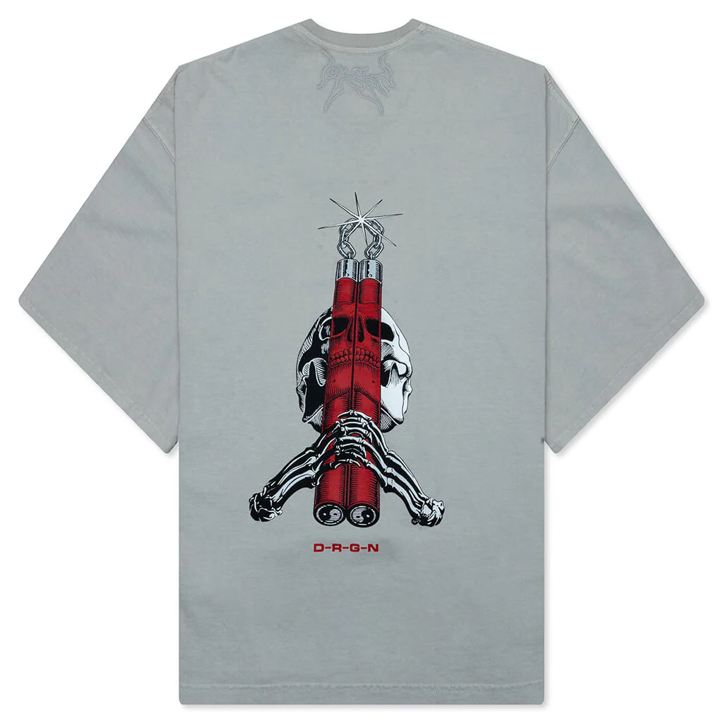 Bones II Oversized Tee - Cement - Image 2