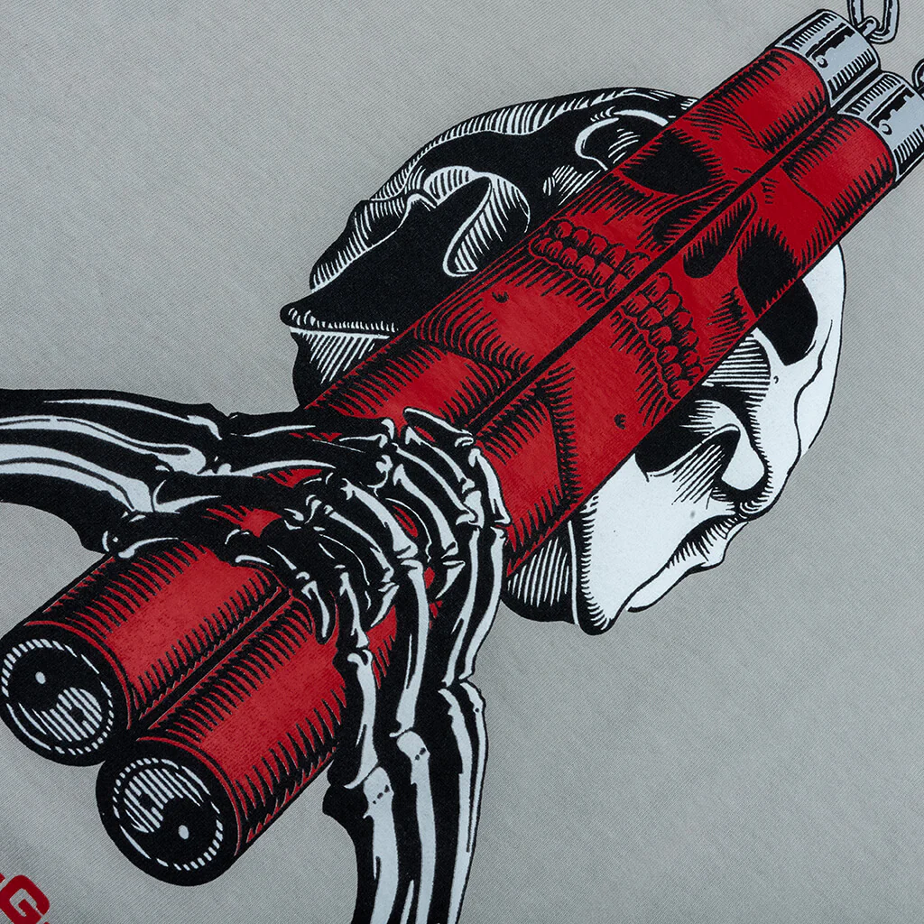 Bones II Oversized Tee - Cement - Image 4