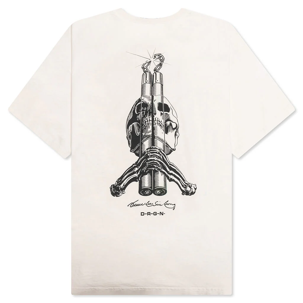 Bones Tee - Vintage White - Image 2
