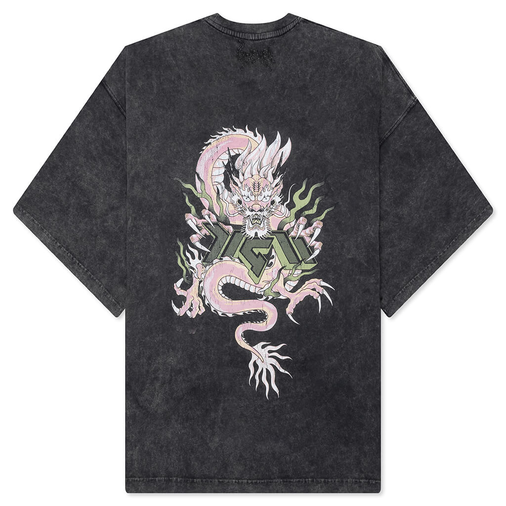Dilong Oversized Tee - Black Corrosion - Image 2