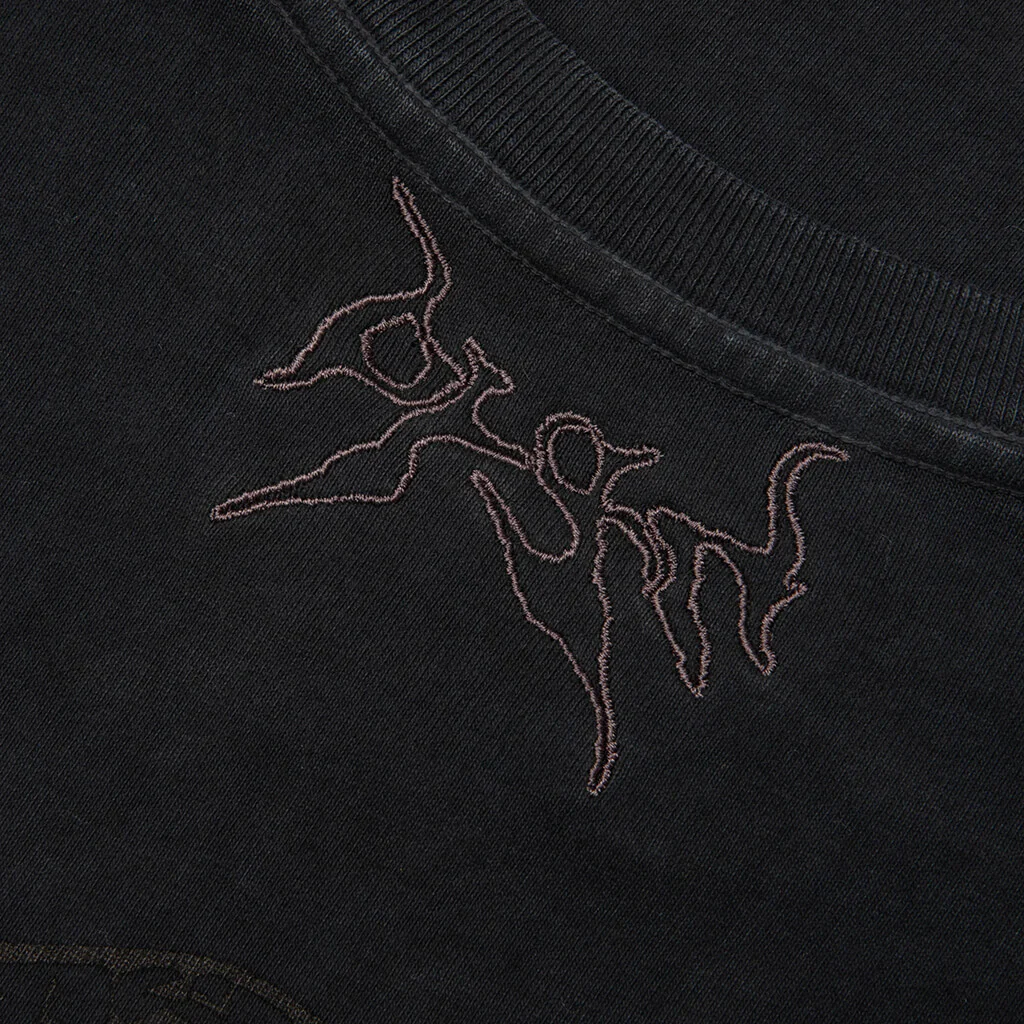 Orobouros Cutoff Tee - Pigment Black - Image 5