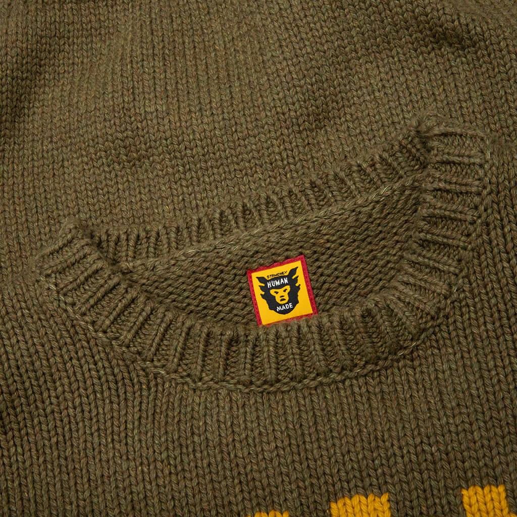 Dachs Knit Sweater - Green - Image 3