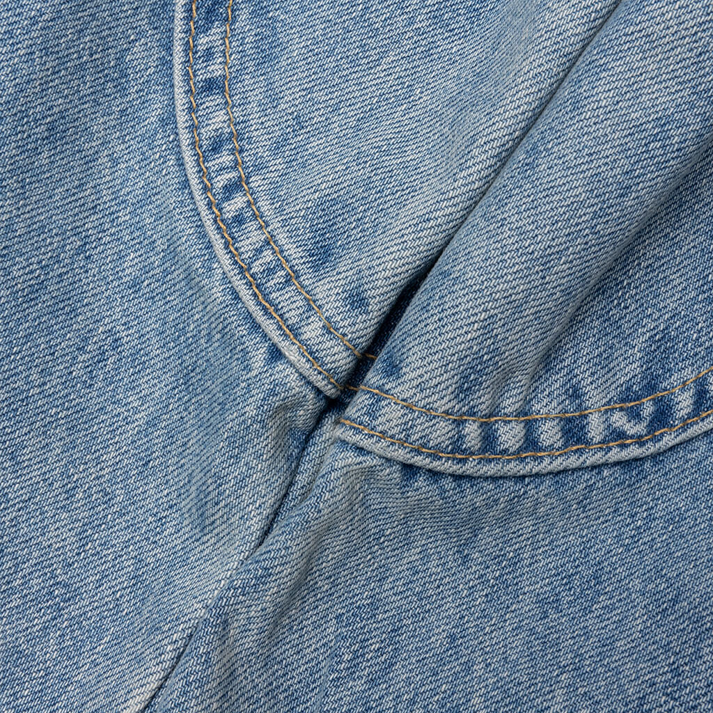 Denim Logo Cargos - Light Wash - Image 4