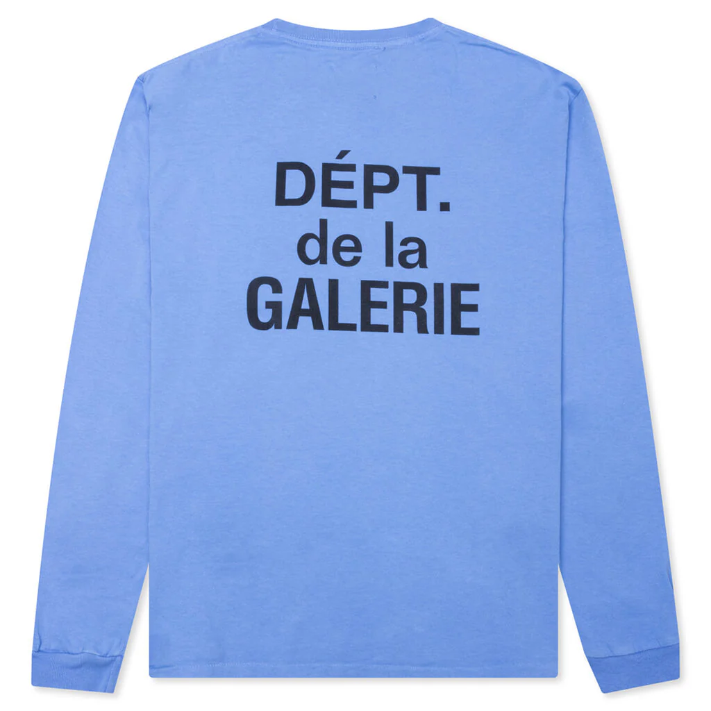 Dept De La Galerie L/S Tee - Blue - Image 2