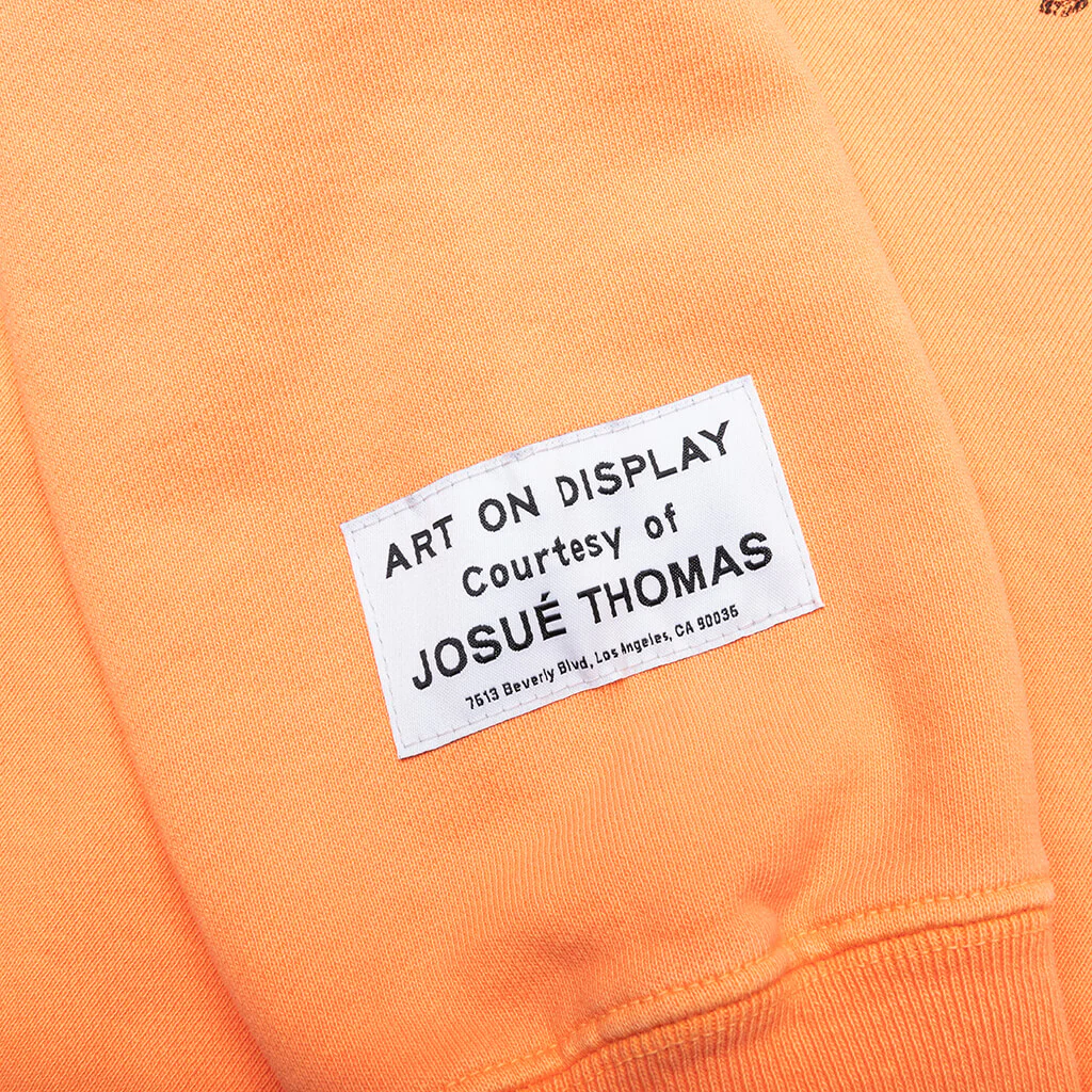 Dept Logo Hoodie - Fluorescent Orange - Image 4