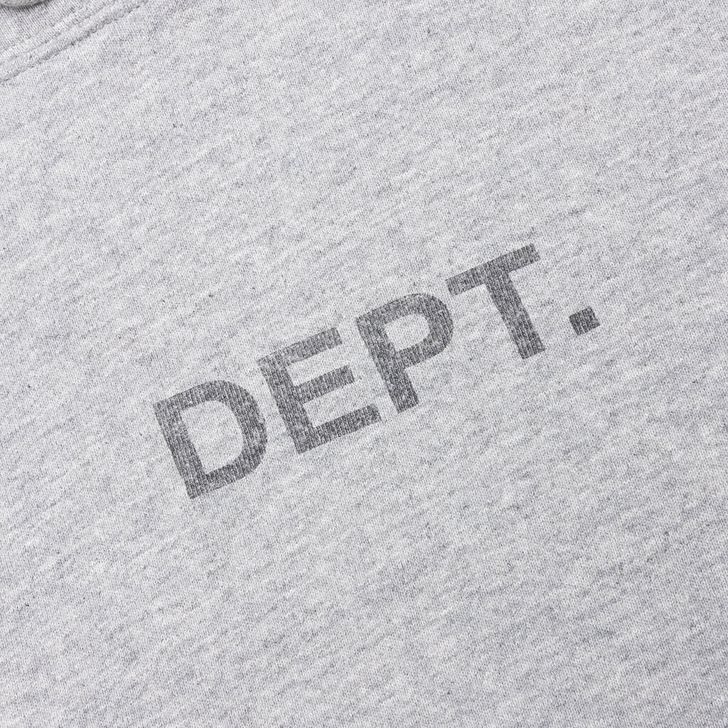 Center Logo Hoodie - Heather Grey - Image 3