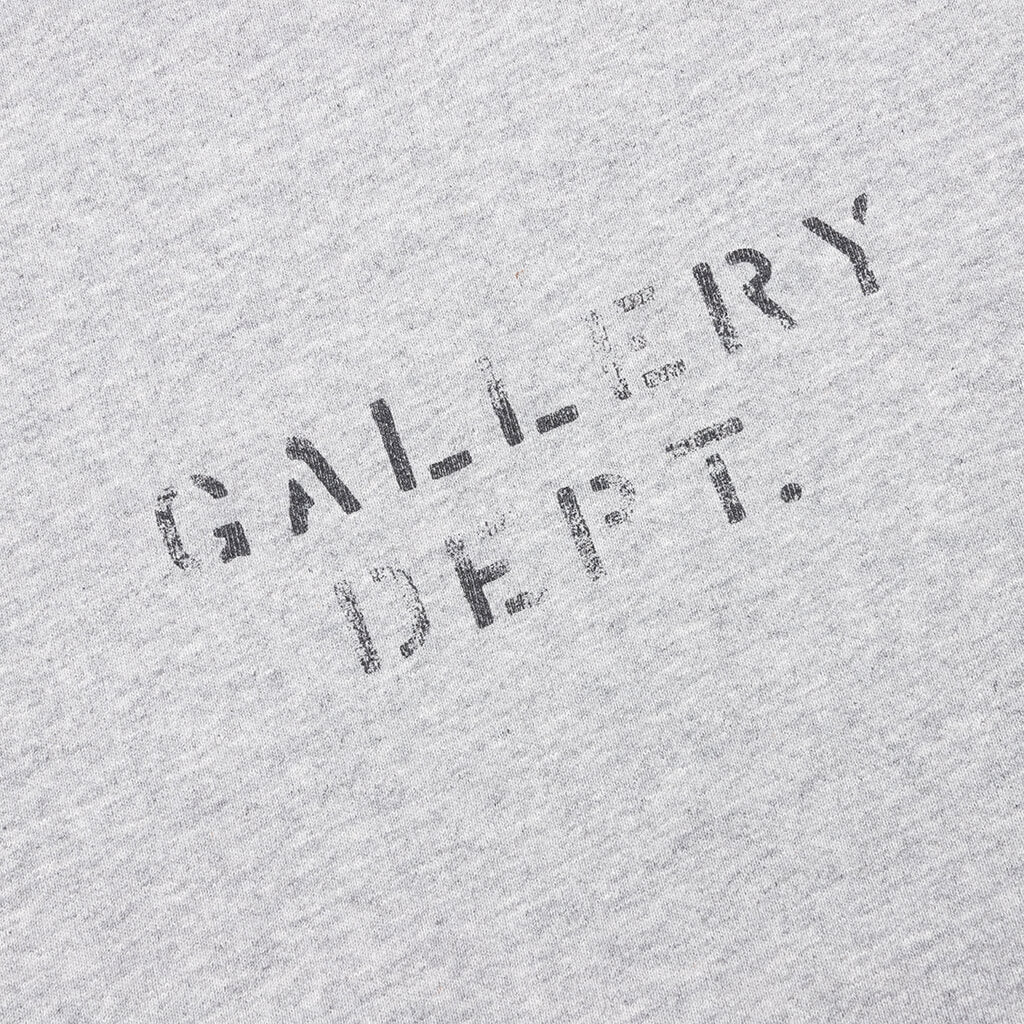 Center Logo Hoodie - Heather Grey - Image 4