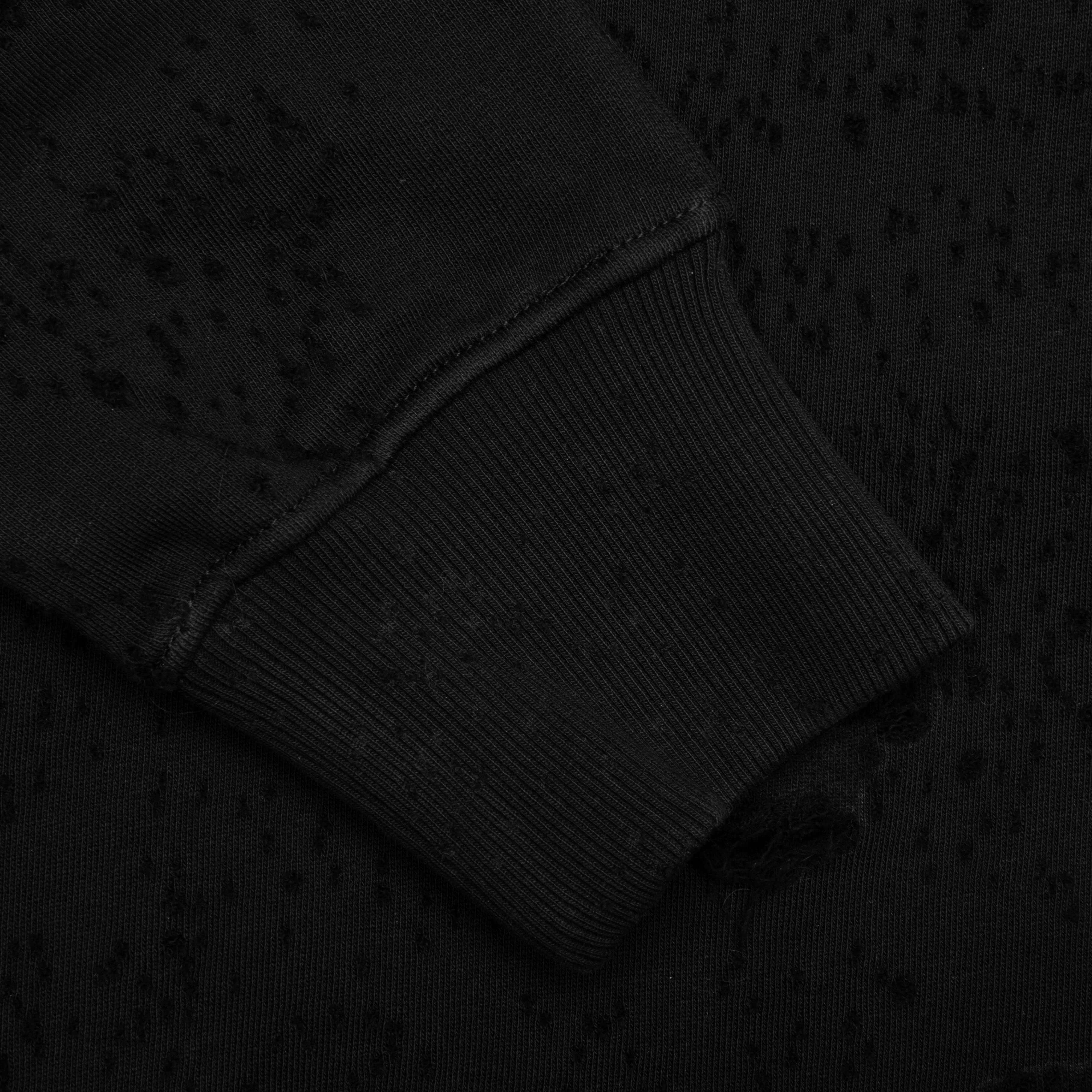 Destroyed Lighter Cap Hoodie - Black - Image 4
