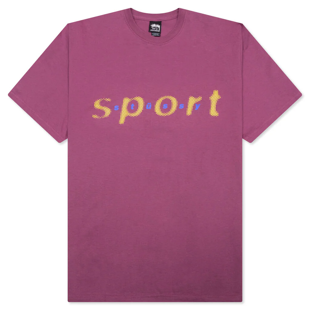 Dot Sport Tee - Berry