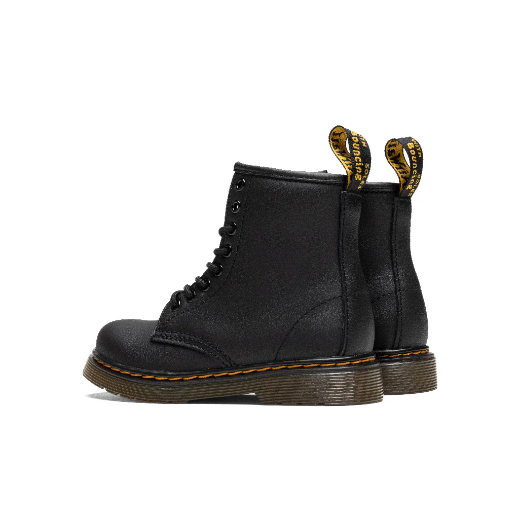 Junior 1460 Softy T Leather Boots - Black - Image 3