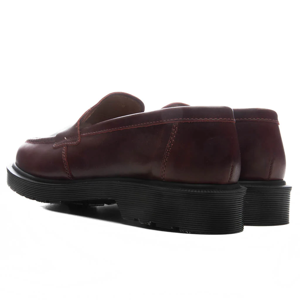 Delapre Penny Loafer - Burgundy - Image 2