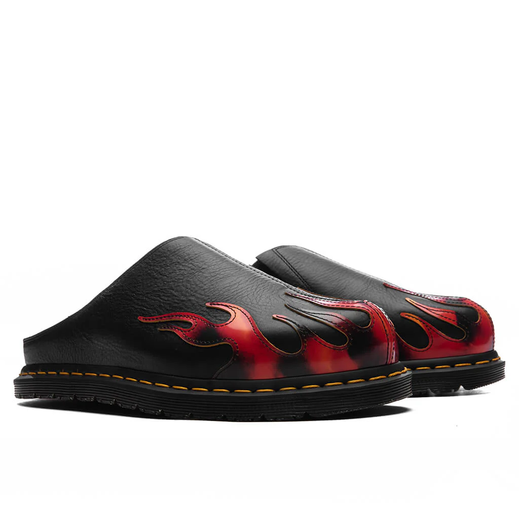 San Mule Flame - Black/Vibrant Red/Dms Yellow - Image 2