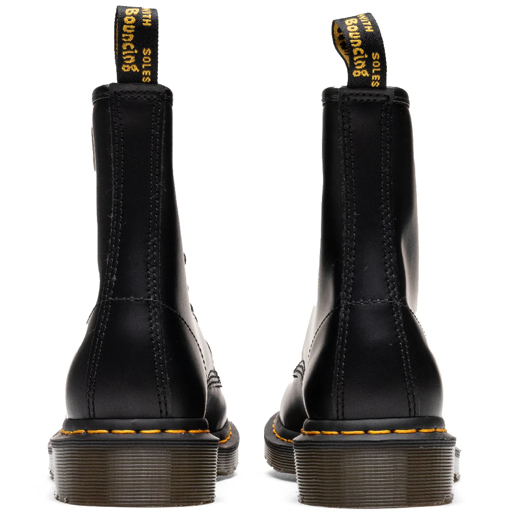 Women's 1460 Smooth Leather Boots - Black - Image 4