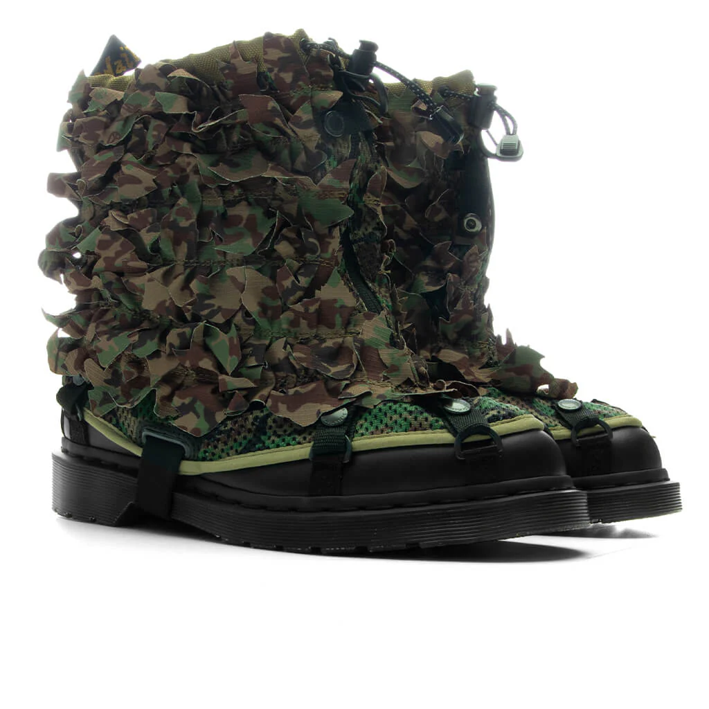Dr. Martens x Babylon 1460 - Black/Camo - Image 2