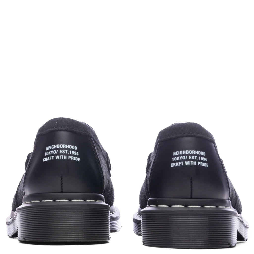 Dr. Martens x Neighborhood Penton Creeper - Black Hairy Suede Smooth - Image 4