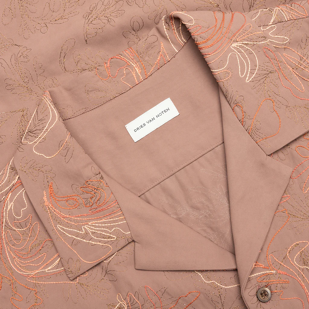Carltone Emb 1503 M.W. Shirt - Peach - Image 3