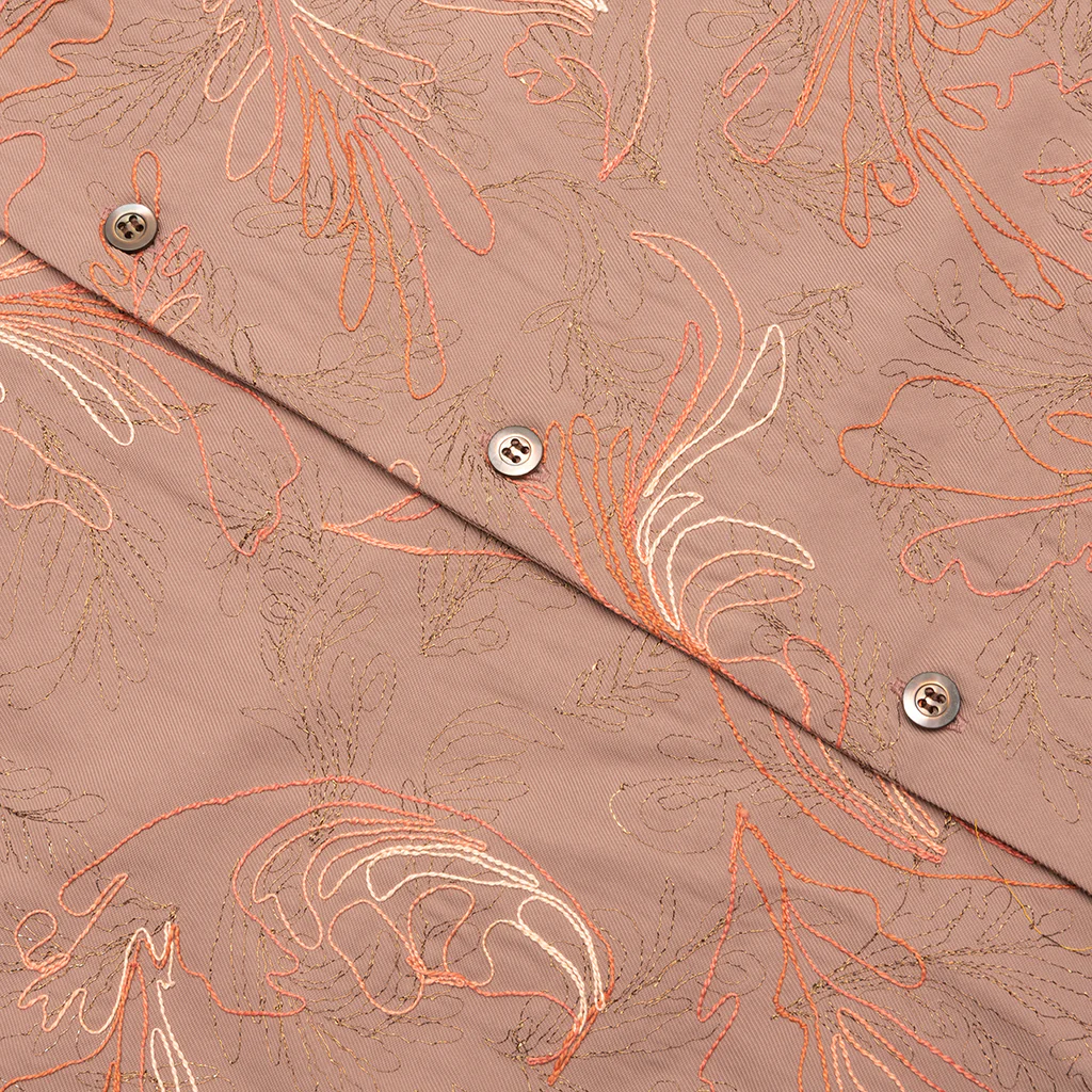 Carltone Emb 1503 M.W. Shirt - Peach - Image 4