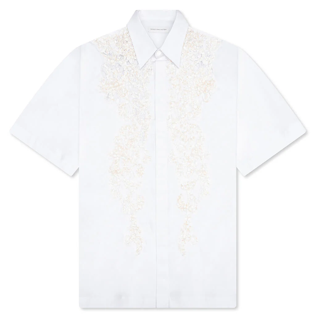 Cassidye Emb 2293 M.W. Shirt - White