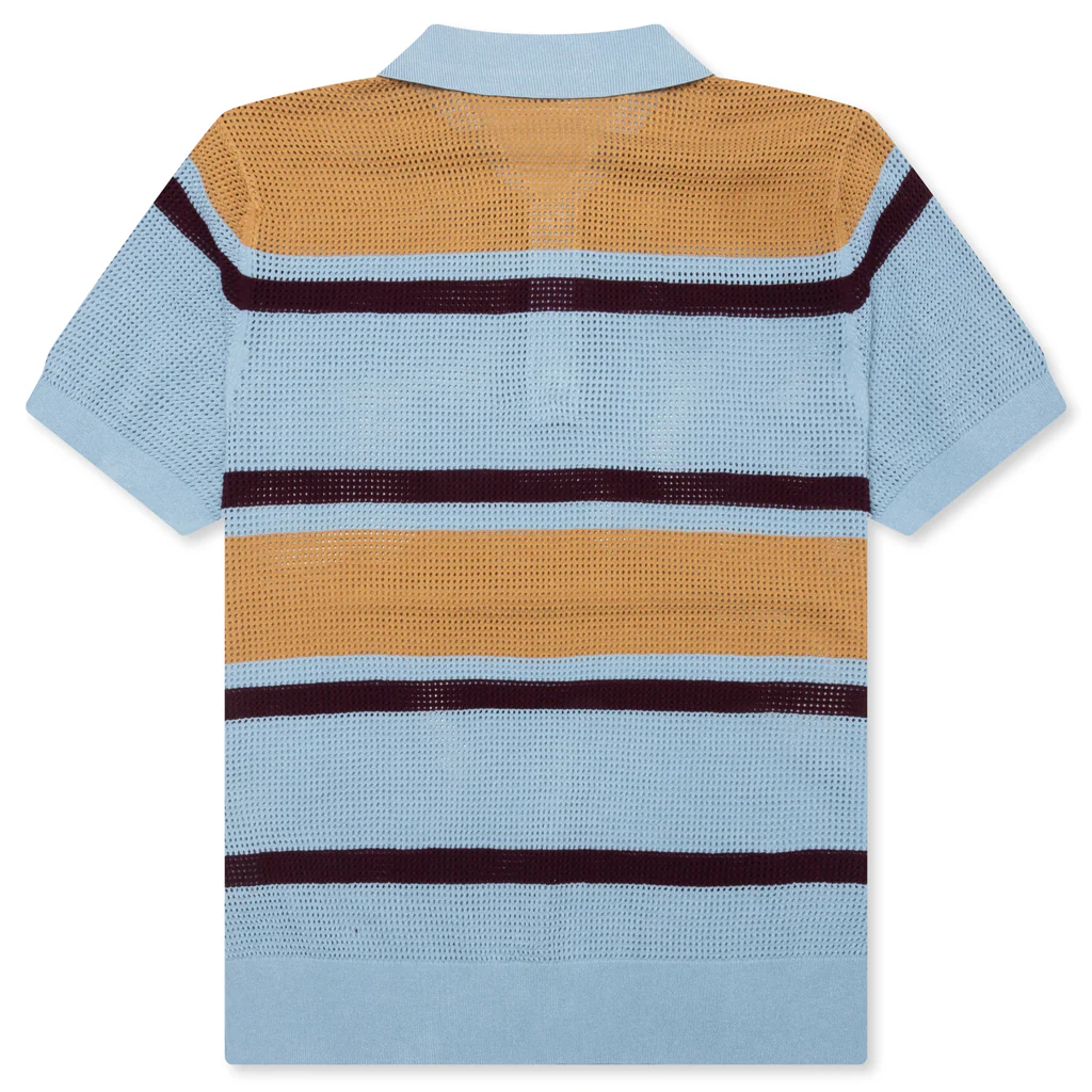 Mindo Knit Polo - Light Blue - Image 2