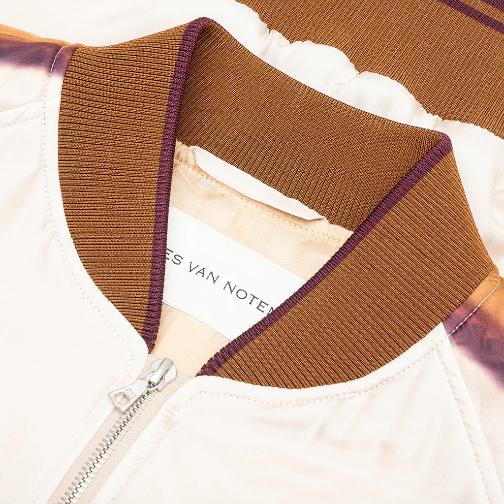 Bomber Jacket - Ecru Beige - Image 3