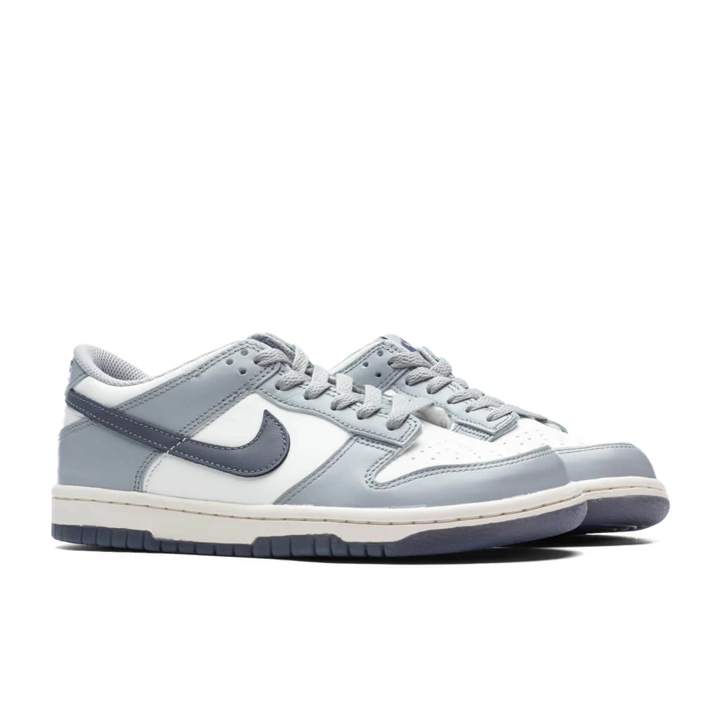 Dunk Low (GS) - Summit White/Light Carbon/Wolf Grey - Image 2
