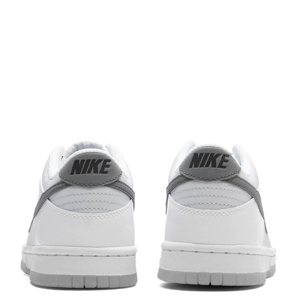 Dunk Low (GS) - White/Smoke Grey/Pure Platinum - Image 4