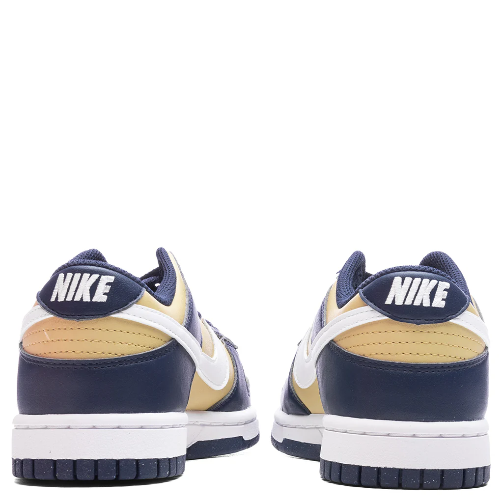 Women's Dunk Low Next Nature - Midnight Navy/White/Team Gold - Image 4