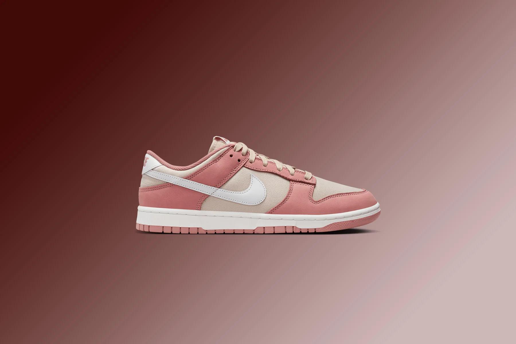 Dunk Low Retro - Red Stardust/Summit White/Sanddrift - Image 5