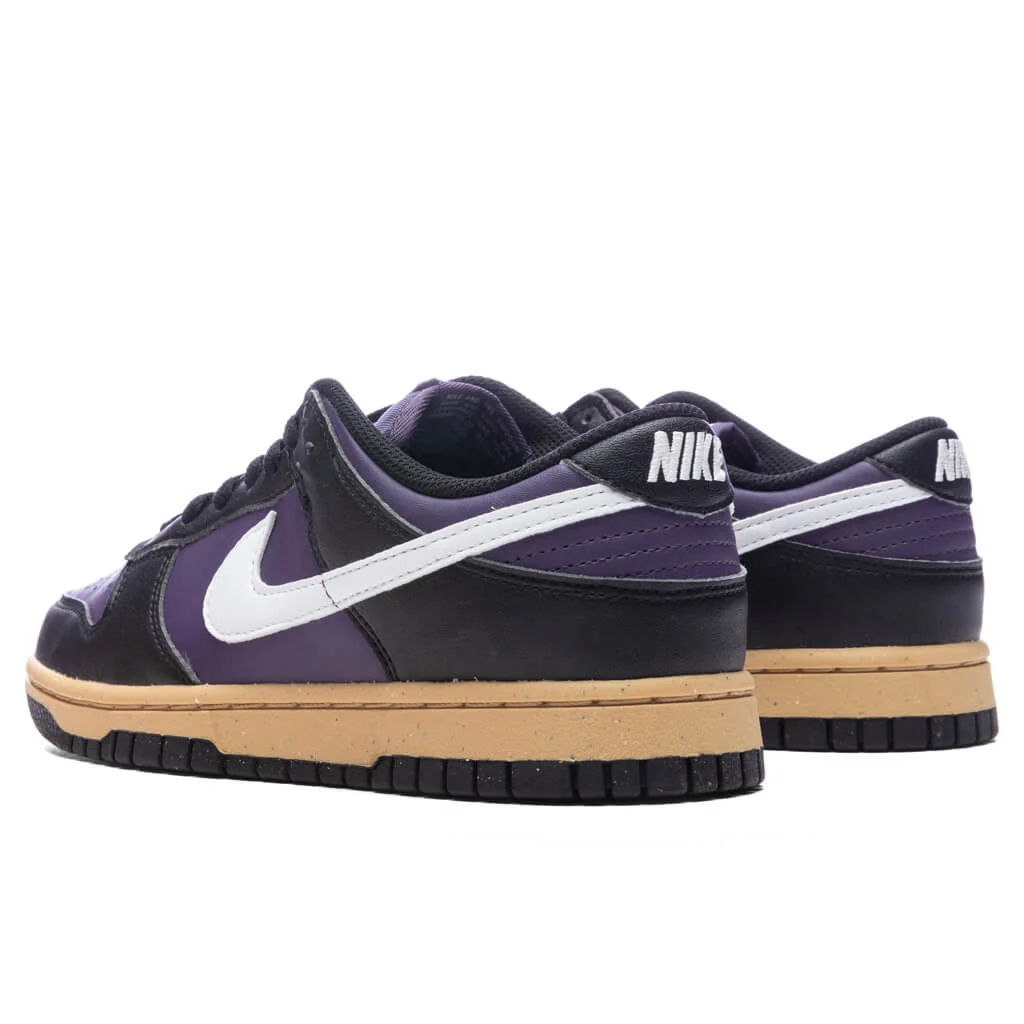 Women's Dunk Low - Dark Raisin/White/Black - Image 3