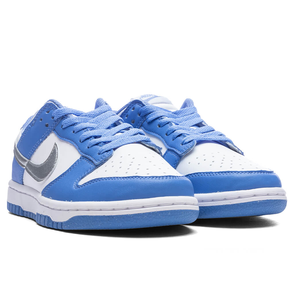 Women's Dunk Low - Royal Pulse/Metallic Silver/White - Image 2