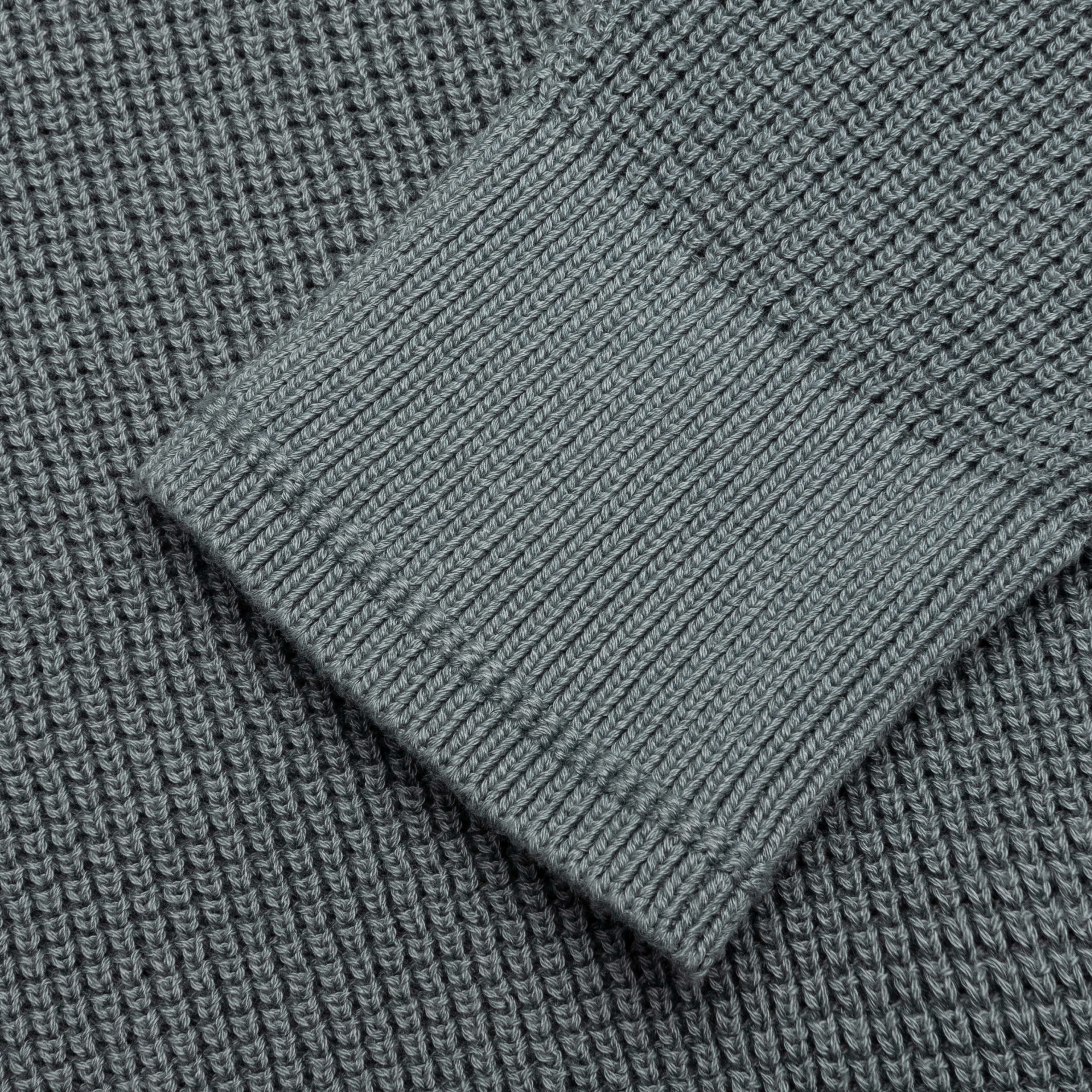 Embroidered Metal Logo Crewneck - Titanium - Image 4