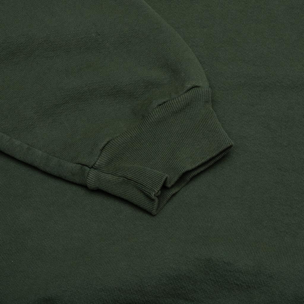 Embroidery Script Logo Crewneck - Forest Green - Image 4